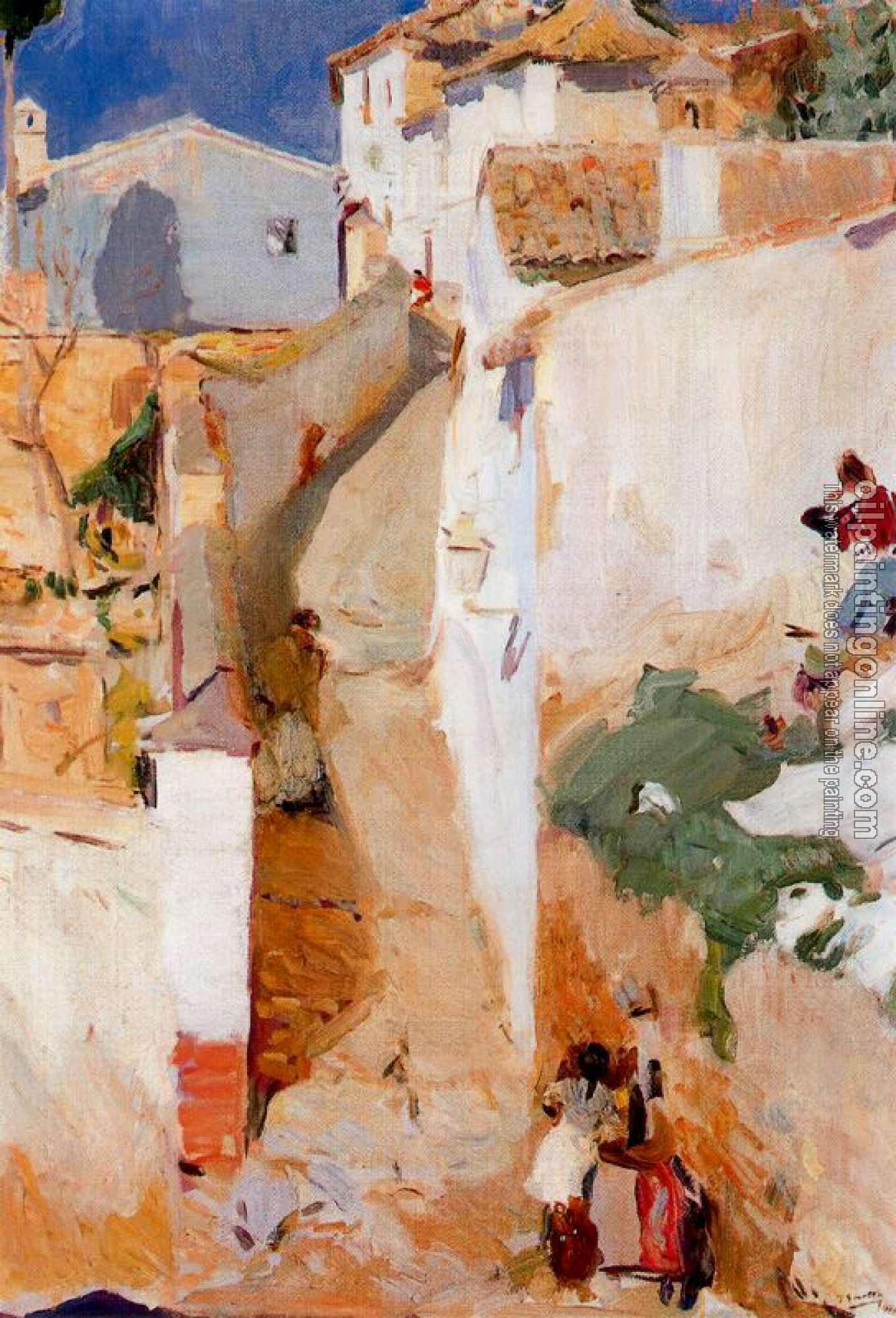 Joaquin Sorolla y Bastida - Street in Granada